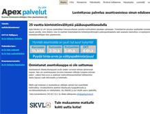 Tablet Screenshot of apexpalvelut.fi